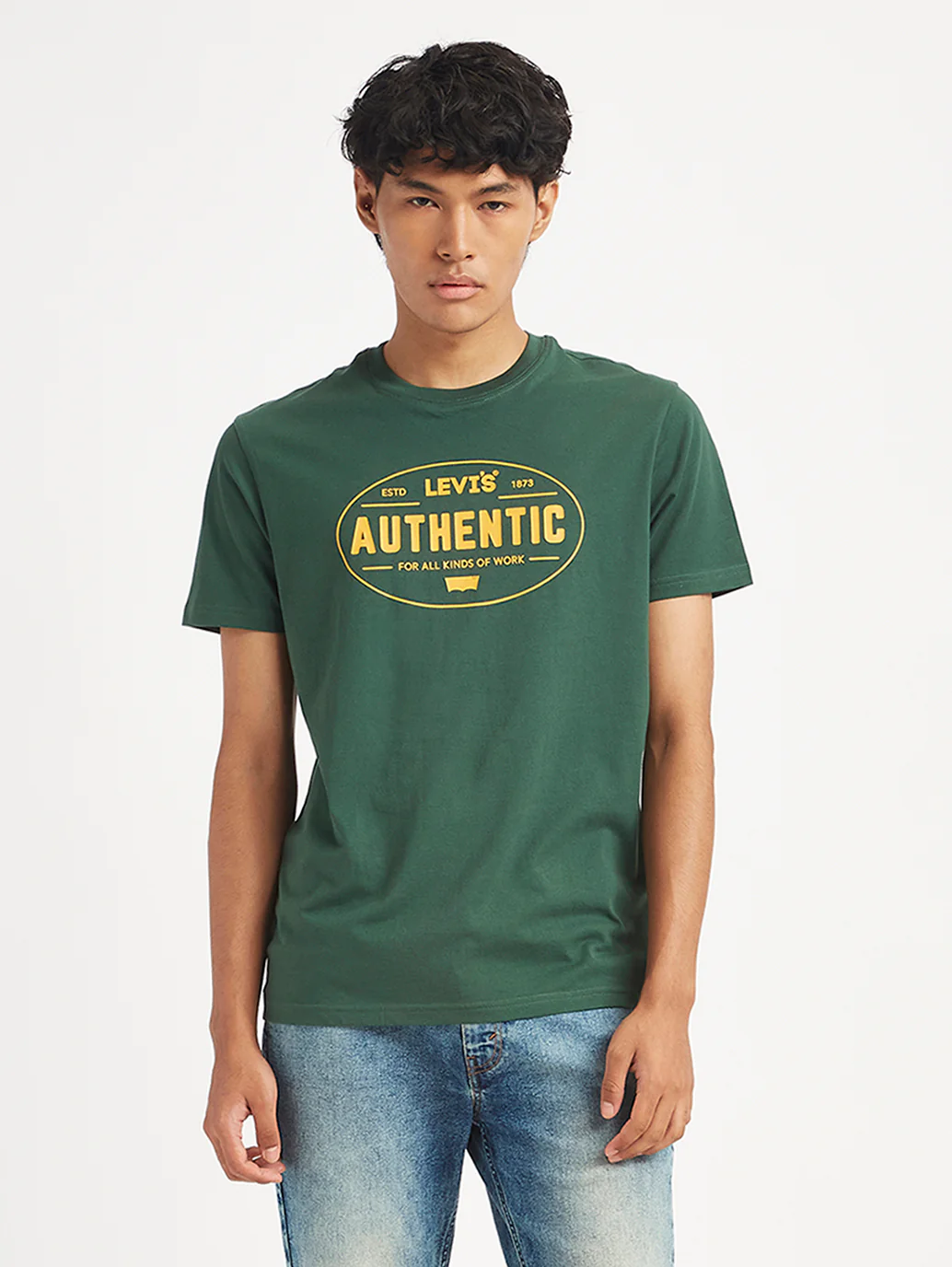 Men's Graphic Print Slim Fit T-Shirt - Image 2