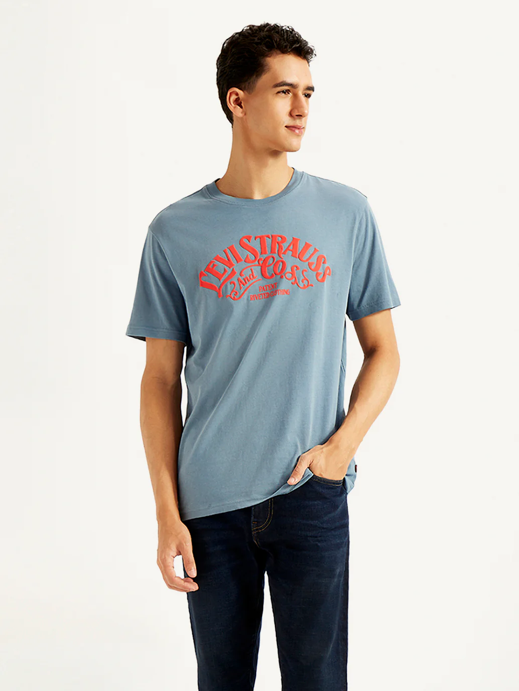 Men's Graphic Print Slim Fit T-shirt - Image 2