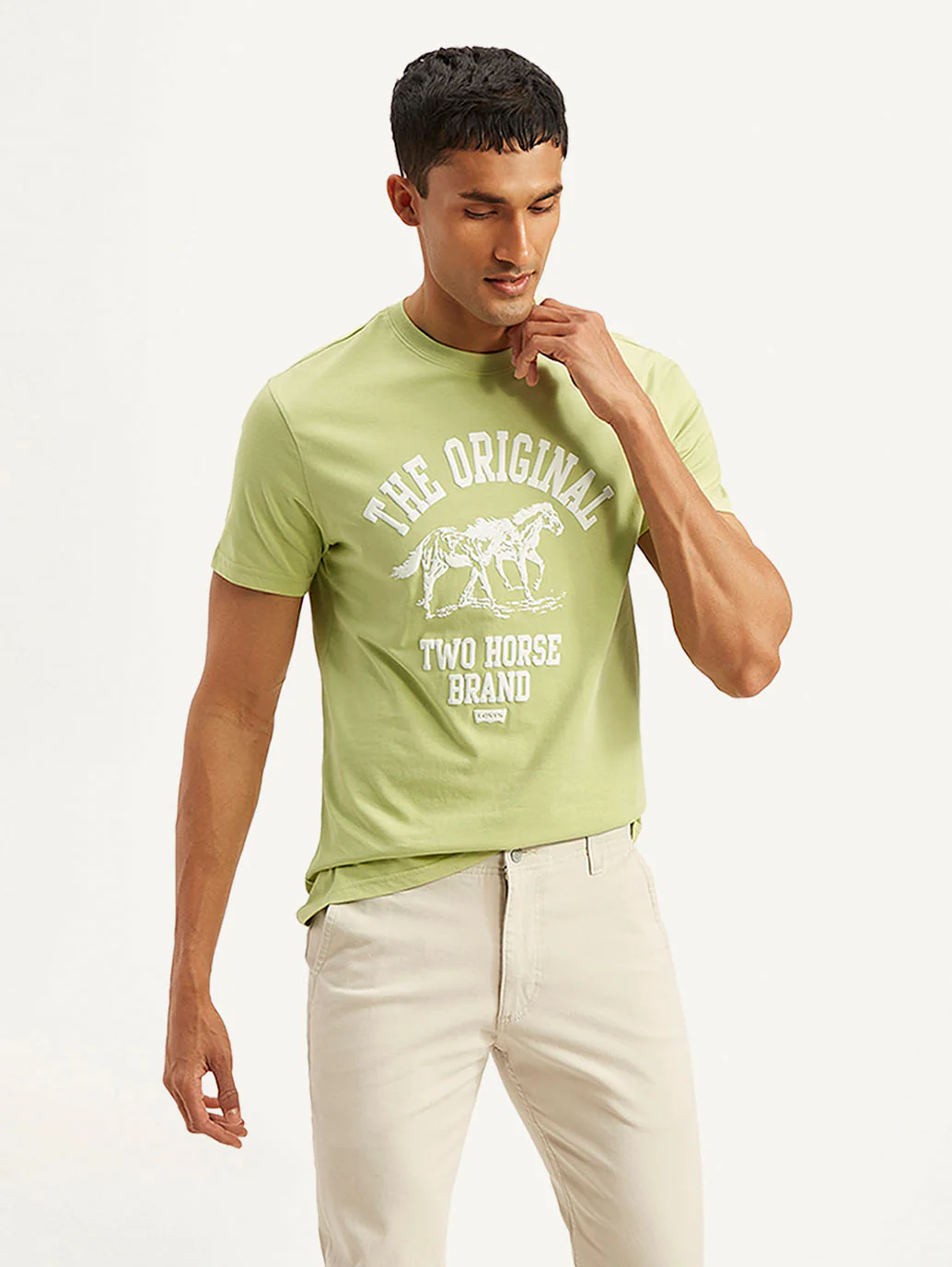 Men's Graphic Print Slim Fit T-Shirt - Image 2