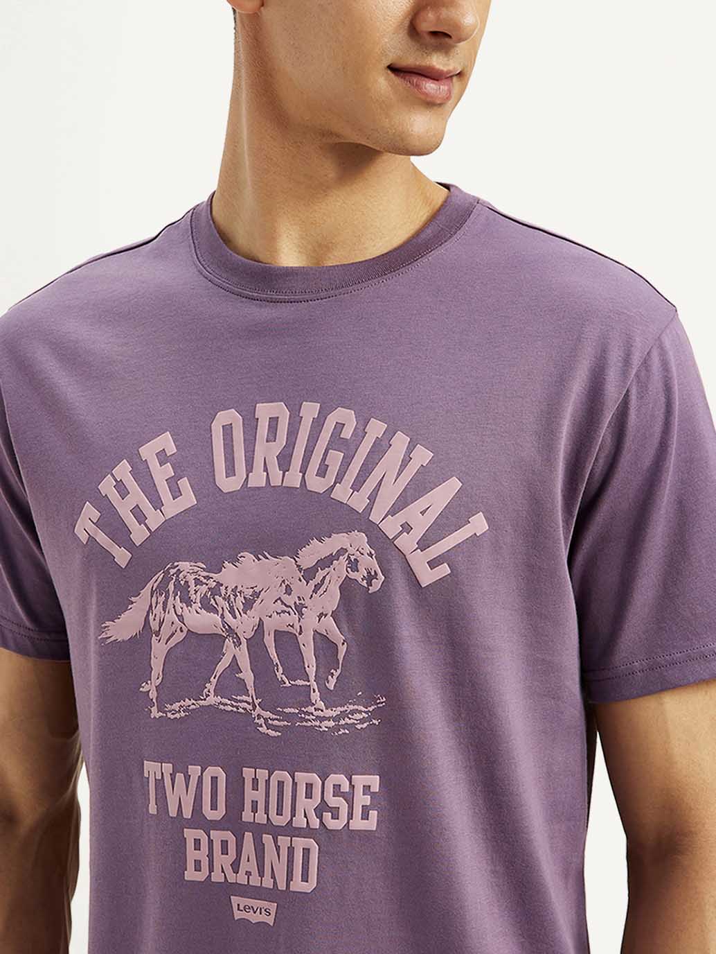 Men's Graphic Print Slim Fit T-shirt - Image 4