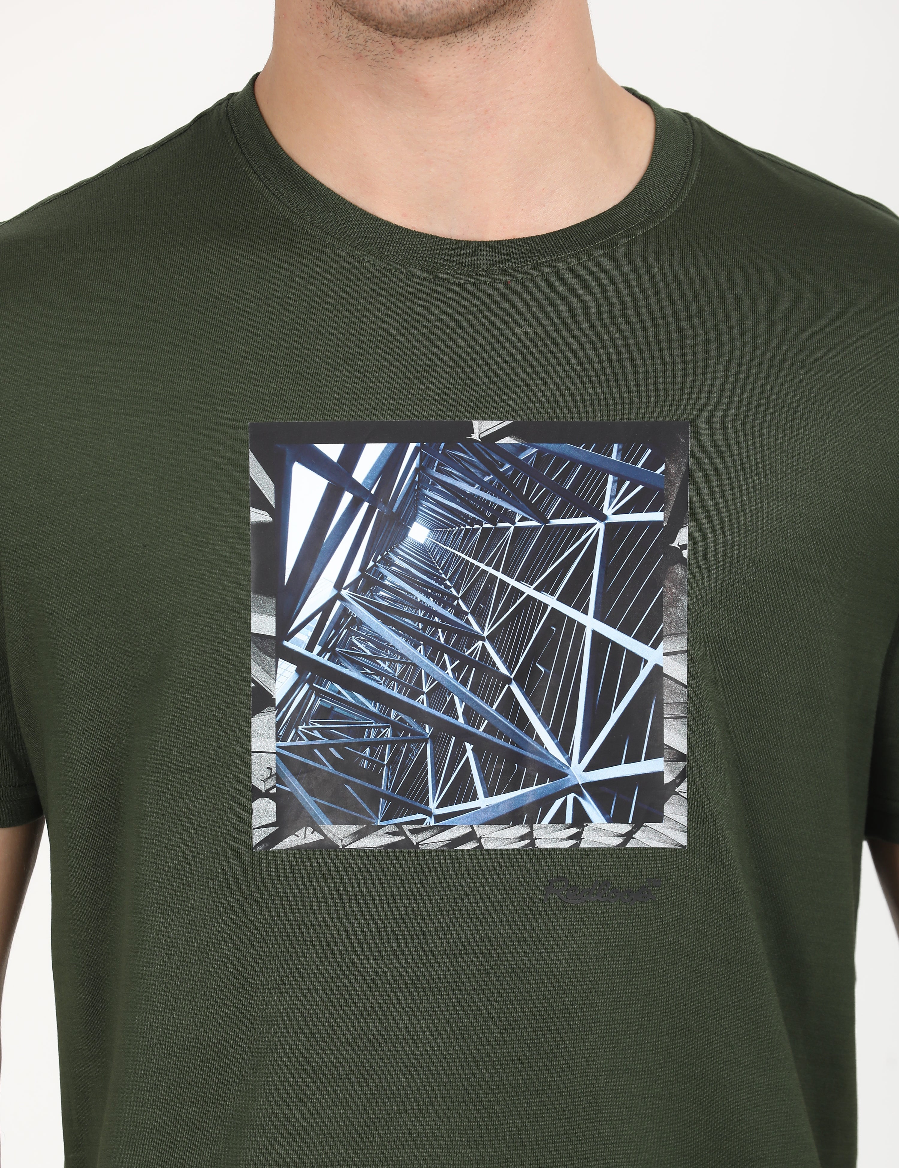 Men's Redloop Graphic Print Slim Fit T-shirt - Image 4