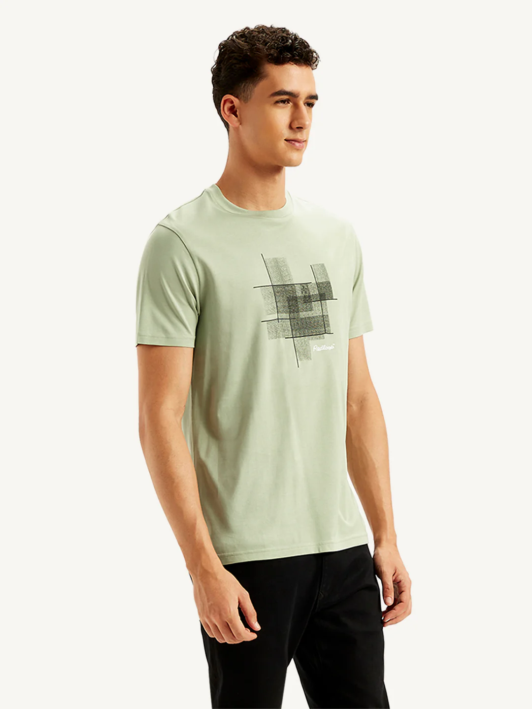 Men's Redloop Graphic Print Slim Fit T-shirt - Image 4