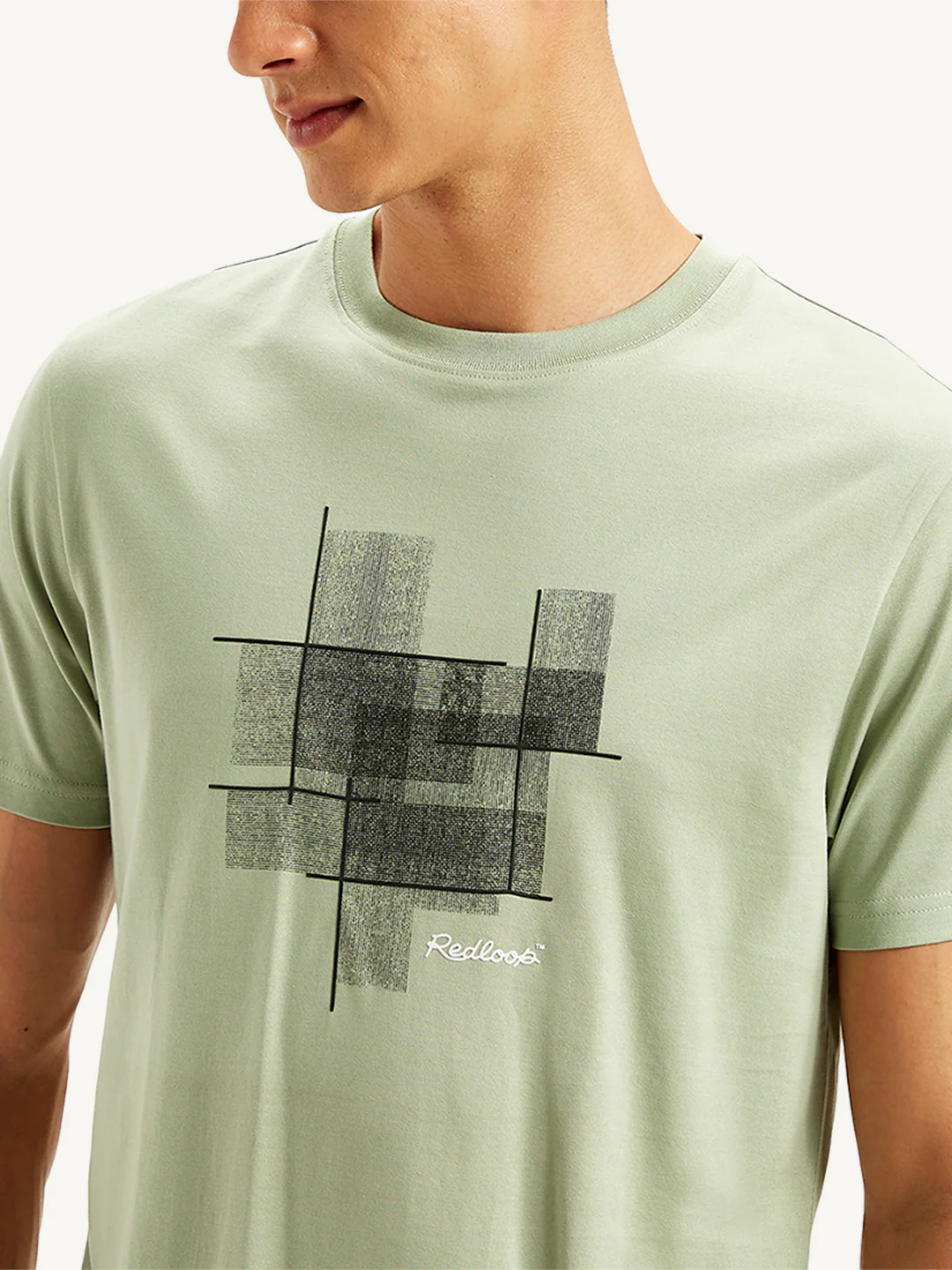 Men's Redloop Graphic Print Slim Fit T-shirt - Image 5