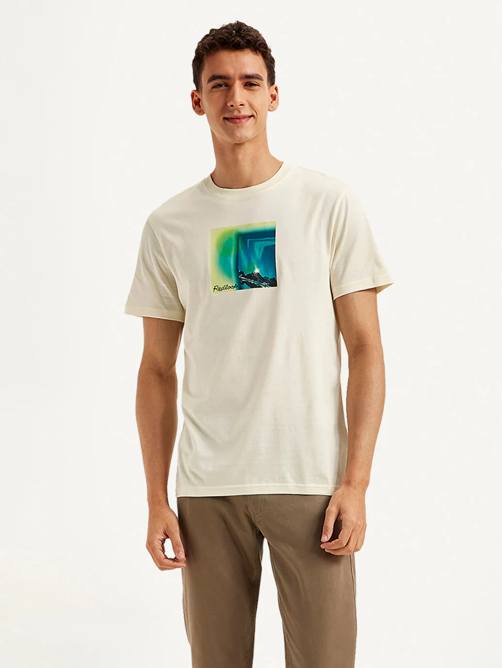 Men's Redloop Graphic Print Slim Fit T-shirt - Image 2