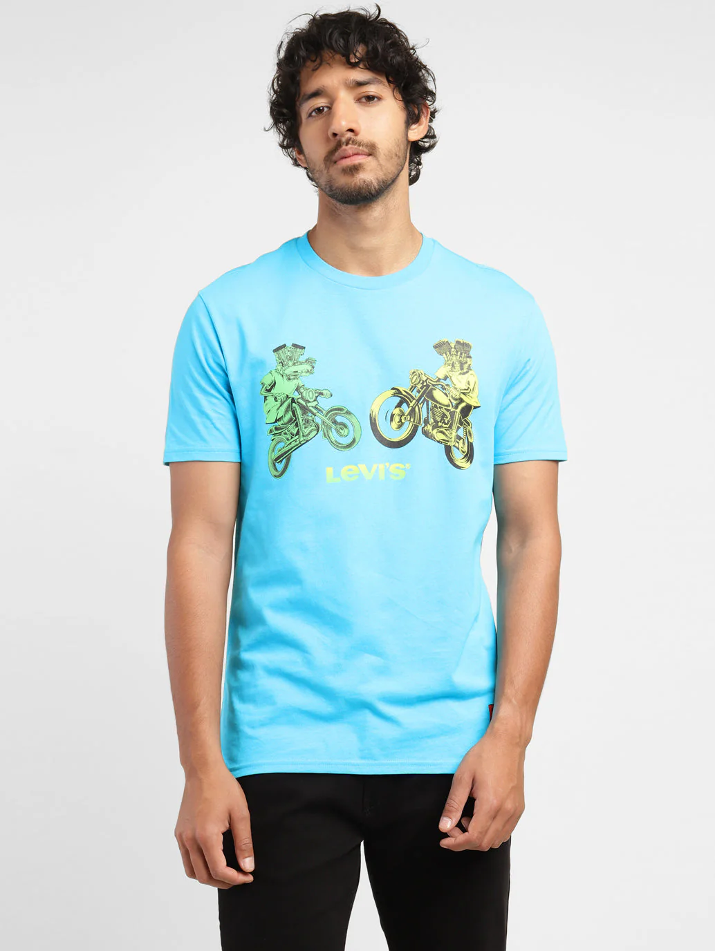 Men's Graphic Print Slim Fit T-shirt - Image 2