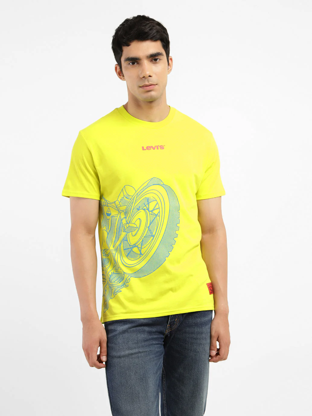 Men's Graphic Print Slim Fit T-shirt Green - Image 2