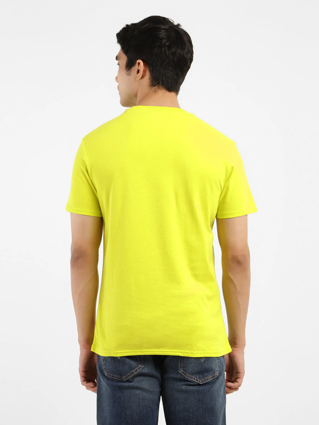 Men's Graphic Print Slim Fit T-shirt Green - Image 3