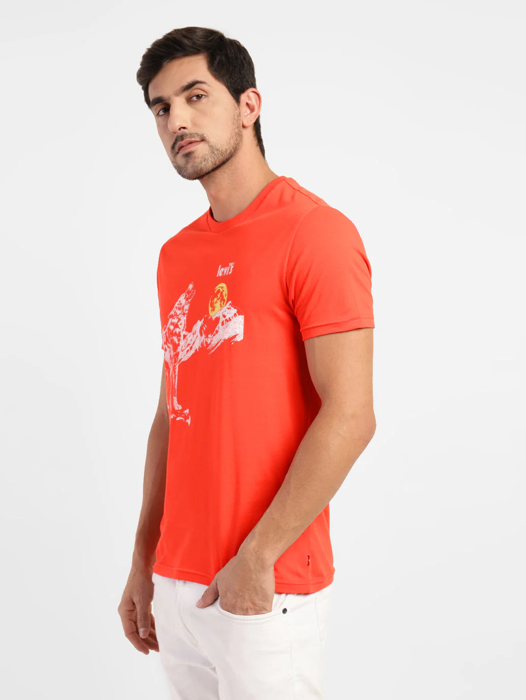 Men's Graphic Print Slim Fit T-shirt - Image 4