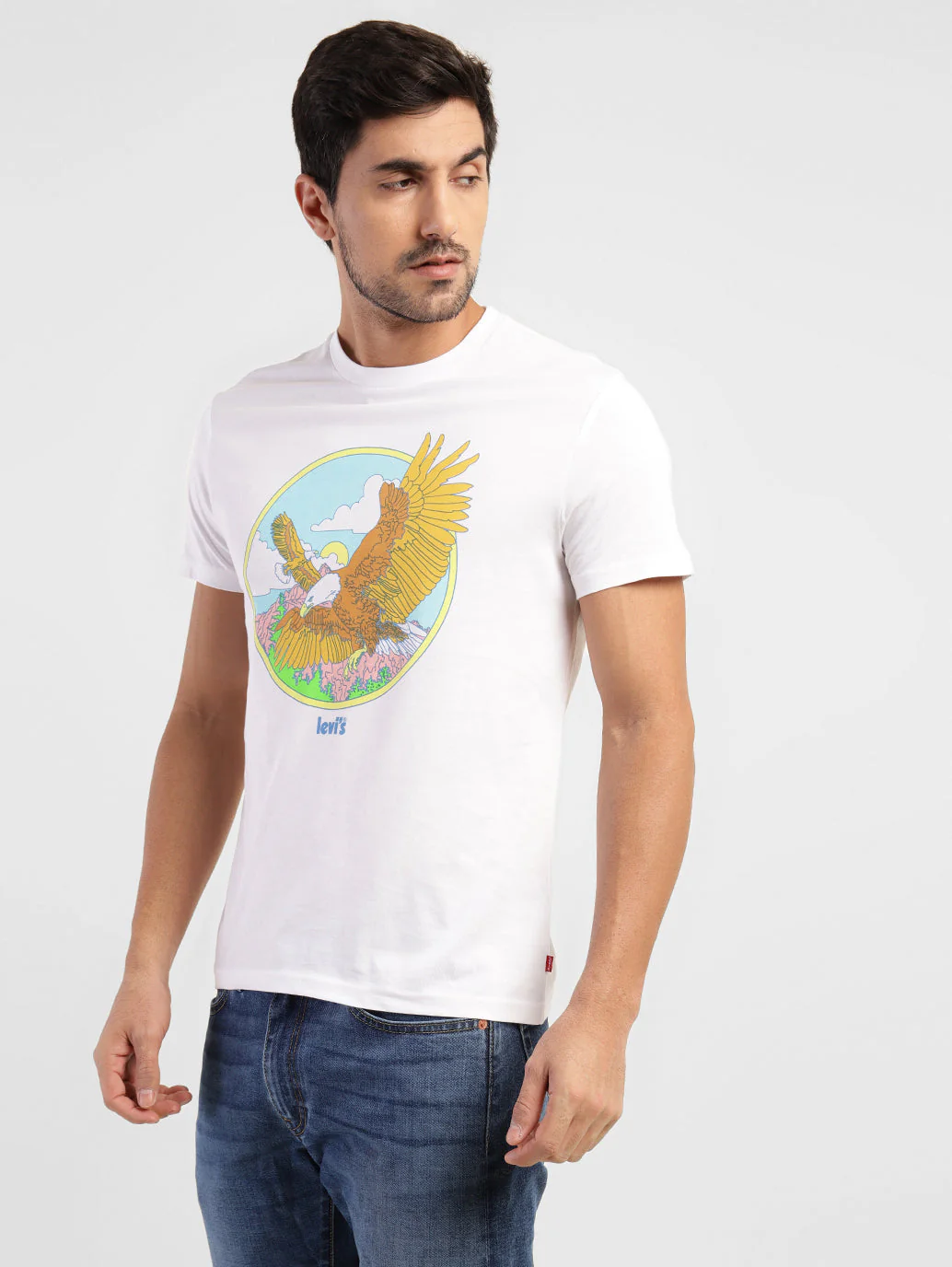 Men's Graphic Print Slim Fit T-shirt - Image 4