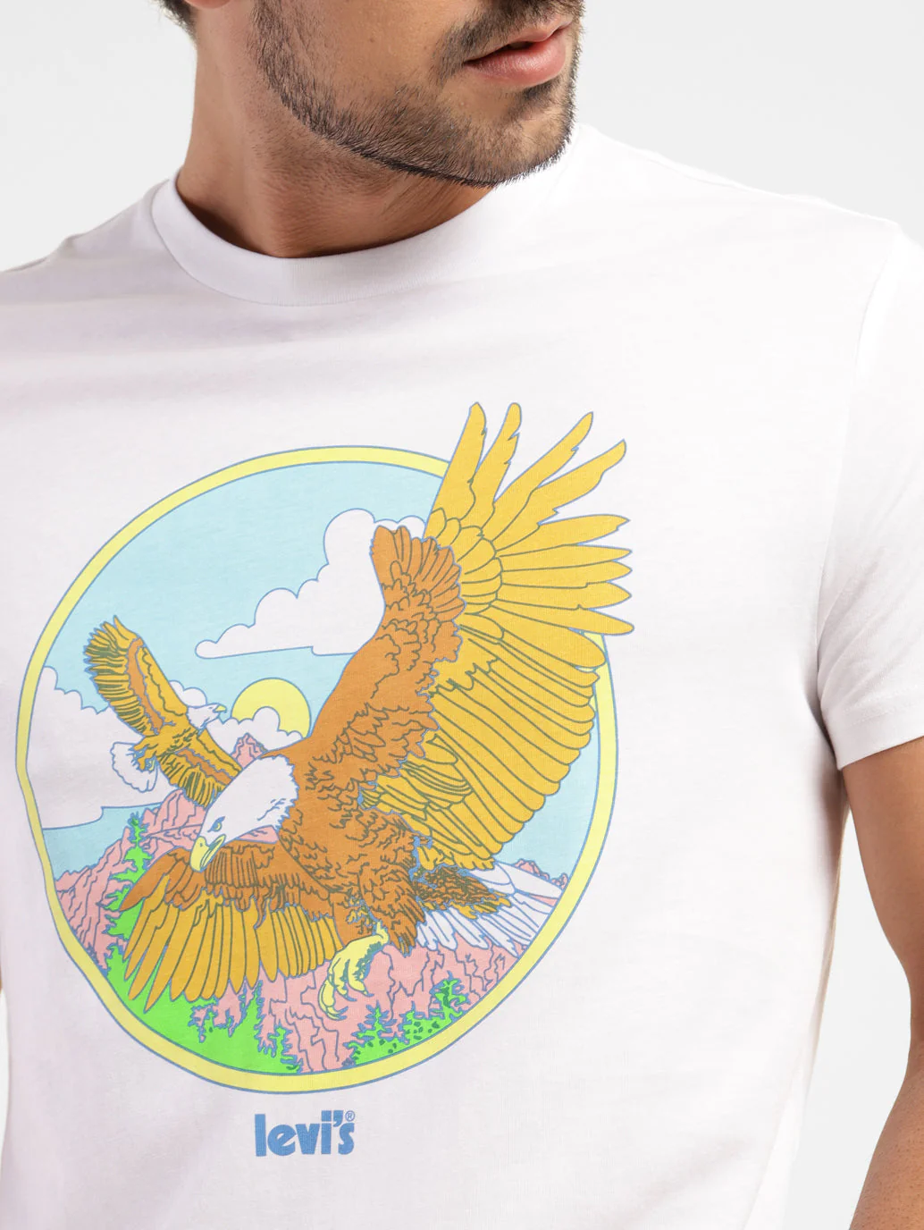 Men's Graphic Print Slim Fit T-shirt - Image 5