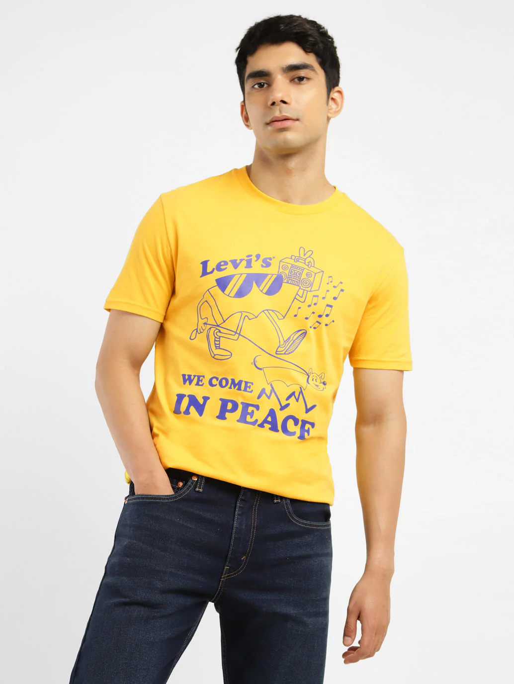 Men's Graphic Print Slim Fit T-shirt - Image 2