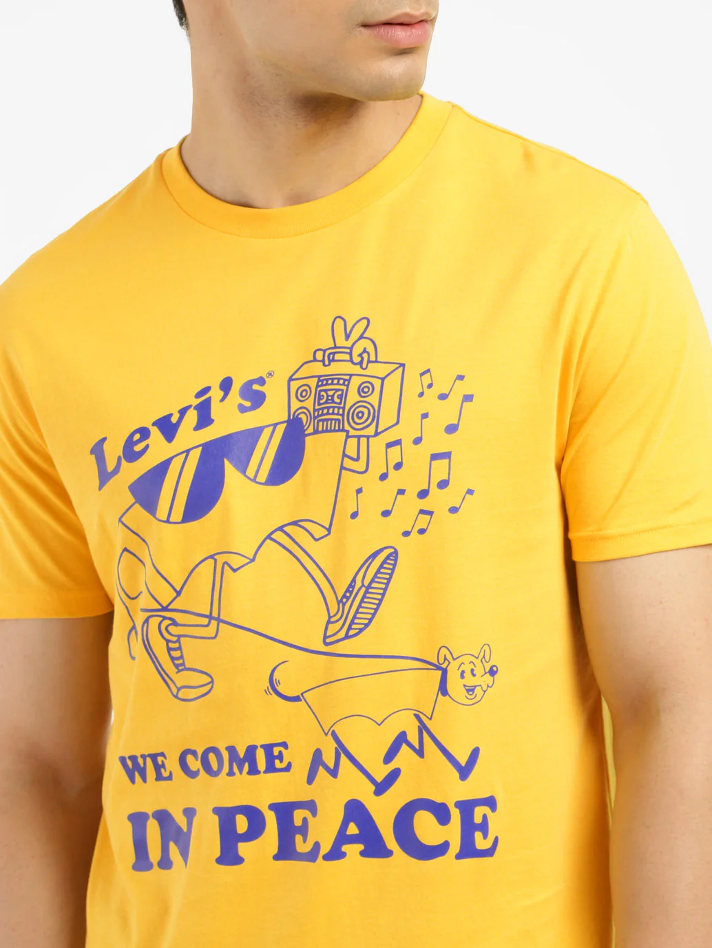 Men's Graphic Print Slim Fit T-shirt - Image 5