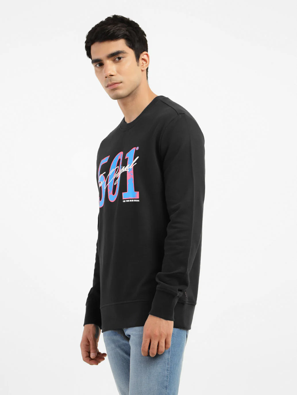 Men's Printed Crew Neck Sweatshirt - Image 4