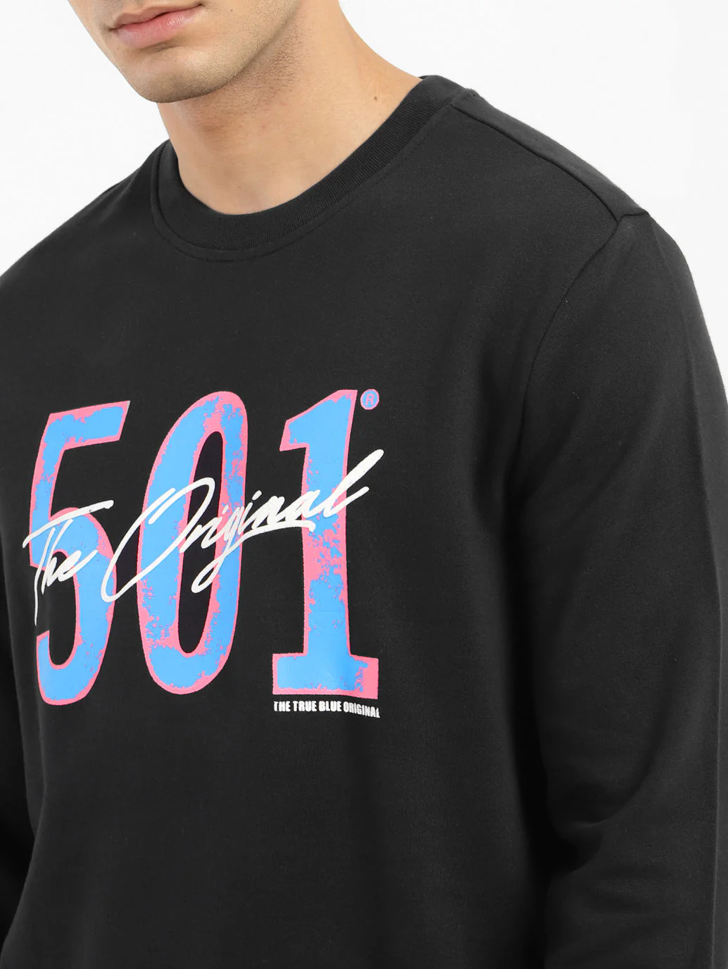 Men's Printed Crew Neck Sweatshirt - Image 5