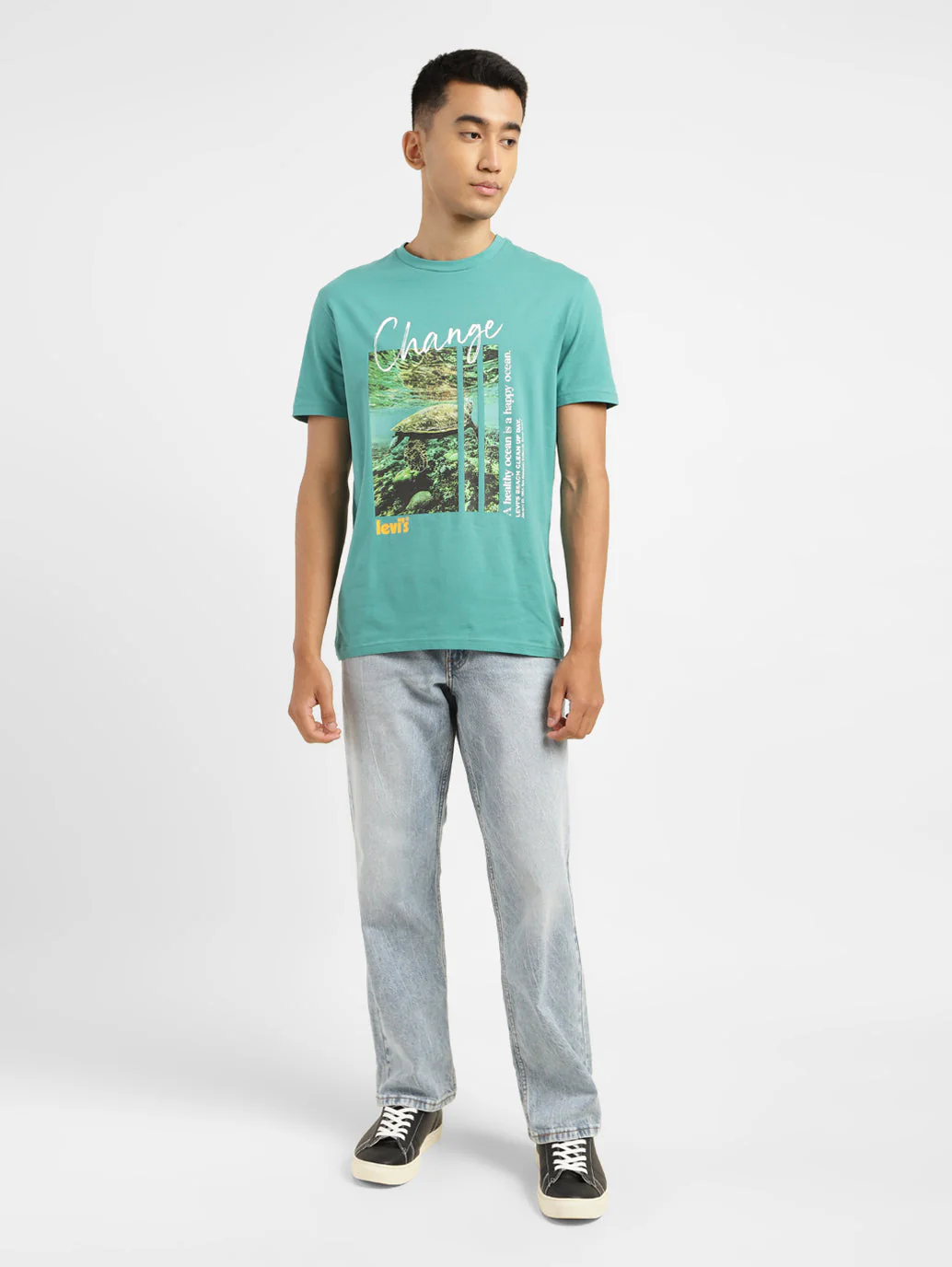 Men's Graphic Print Crew Neck T-shirt - Image 5