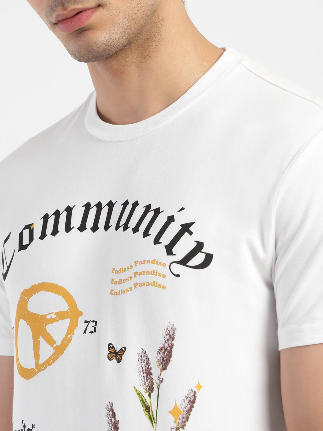 Men's Graphic Print Crew Neck T-shirt - Image 6