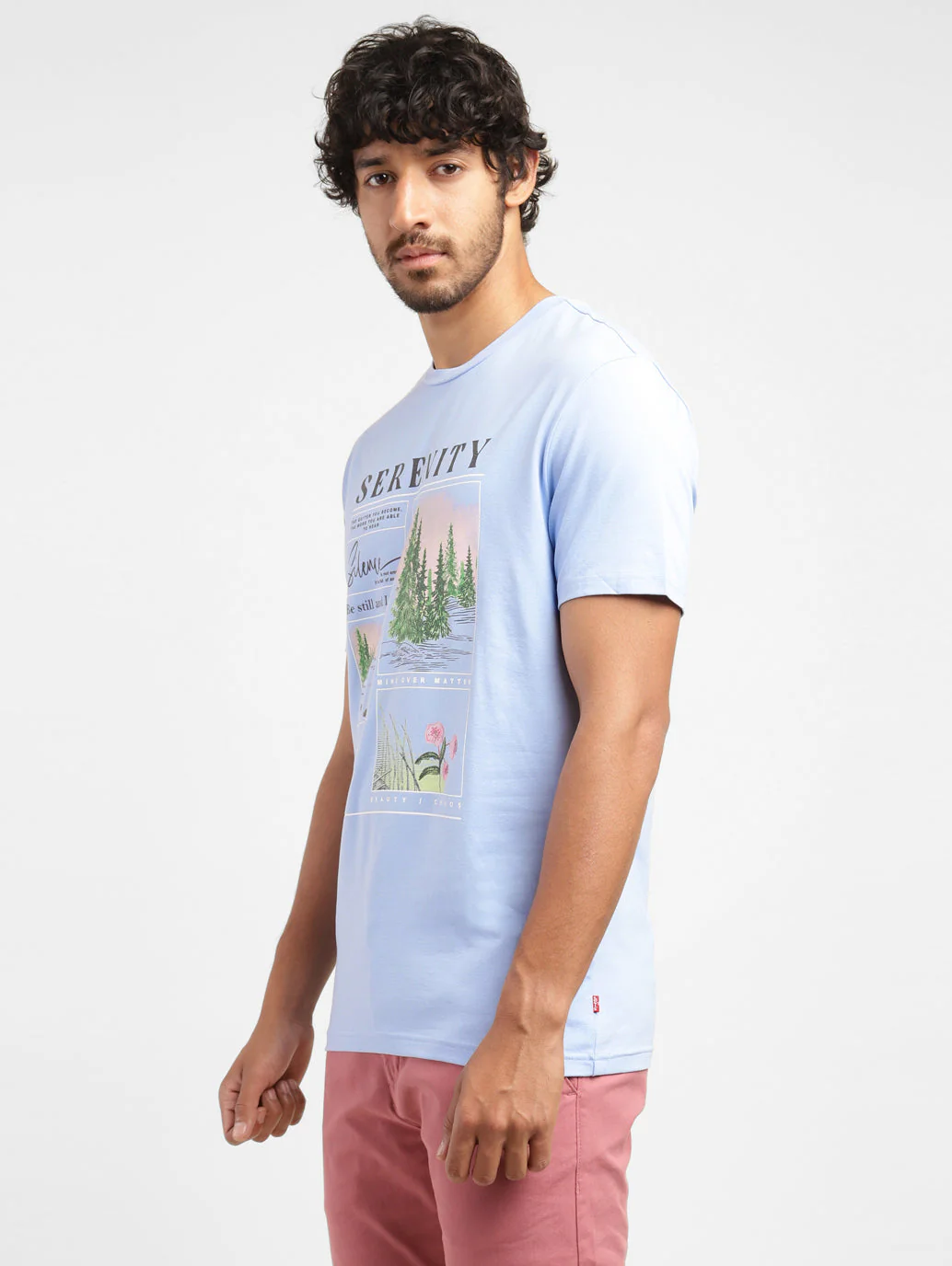 Men's Graphic Print Crew Neck T-shirt - Image 4