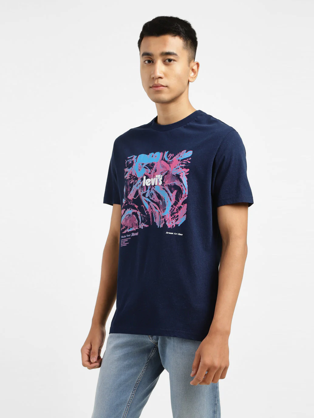 Men's Graphic Print Crew Neck T-shirt - Image 4