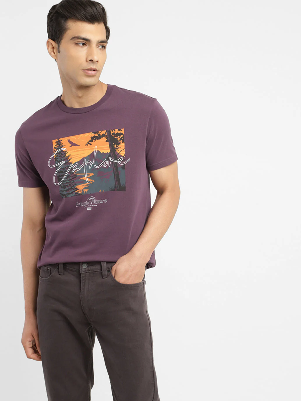 Men's Graphic Crew Neck T-shirt