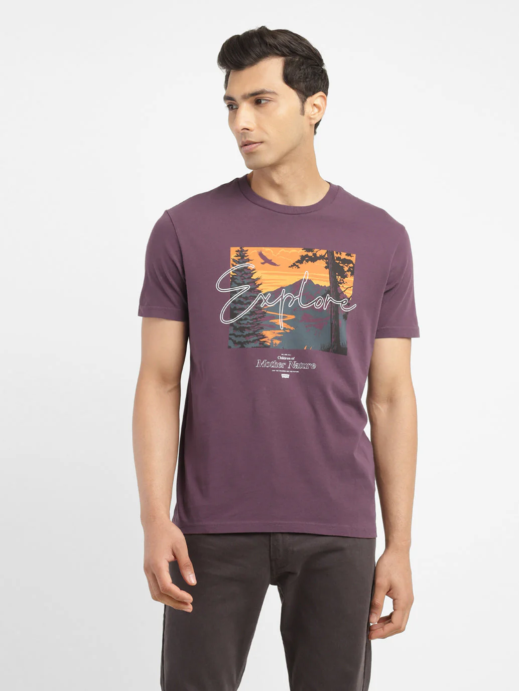 Men's Graphic Crew Neck T-shirt - Image 2