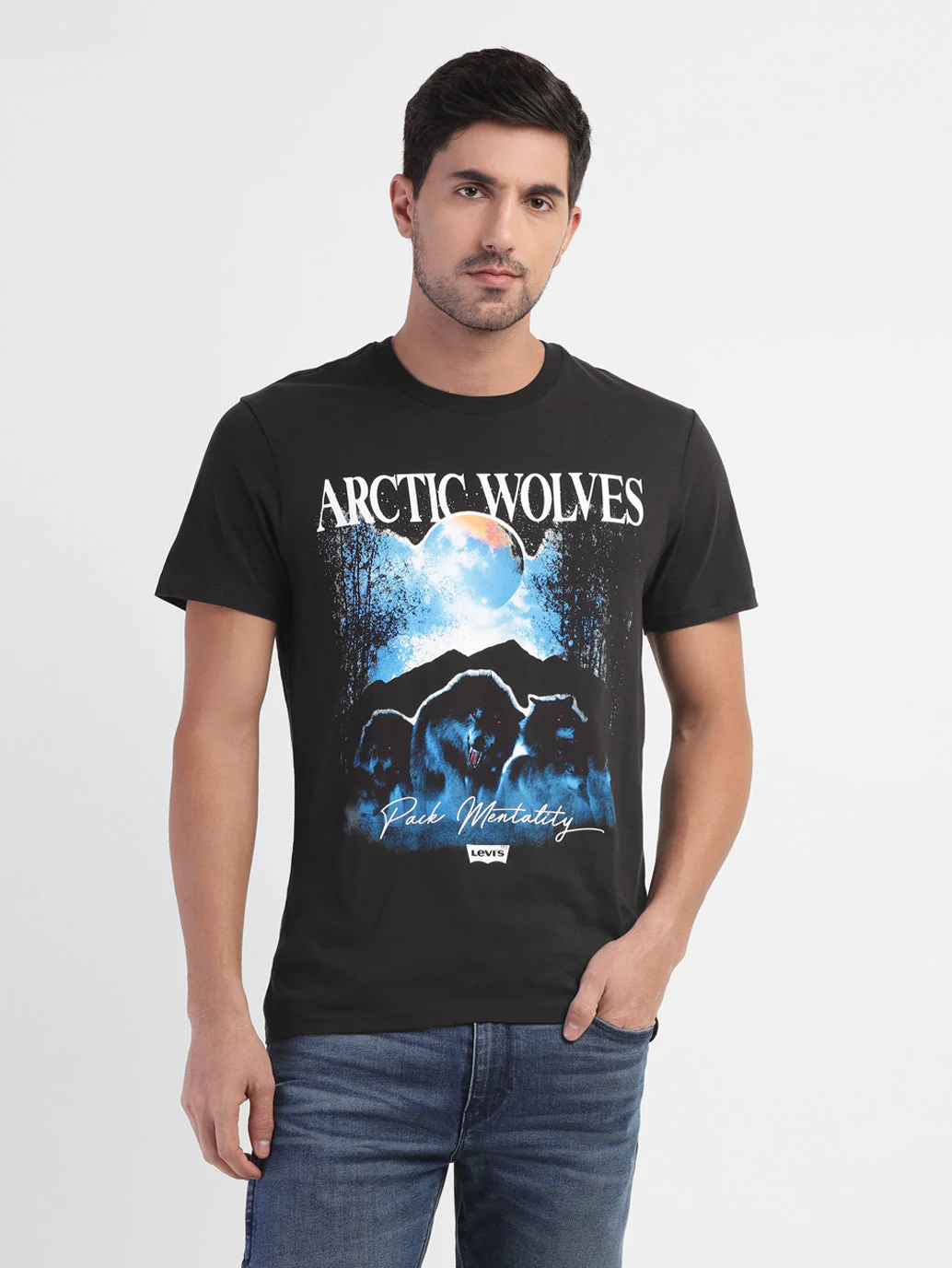 Men's Graphic Print Slim Fit T-shirt - Image 2