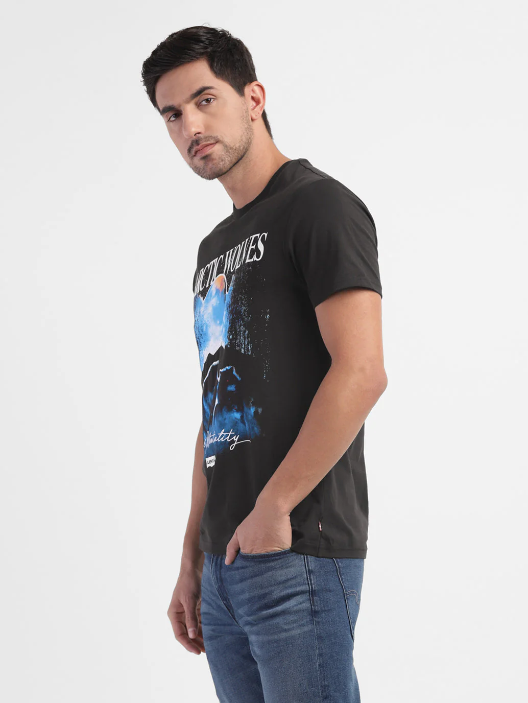 Men's Graphic Print Slim Fit T-shirt - Image 4