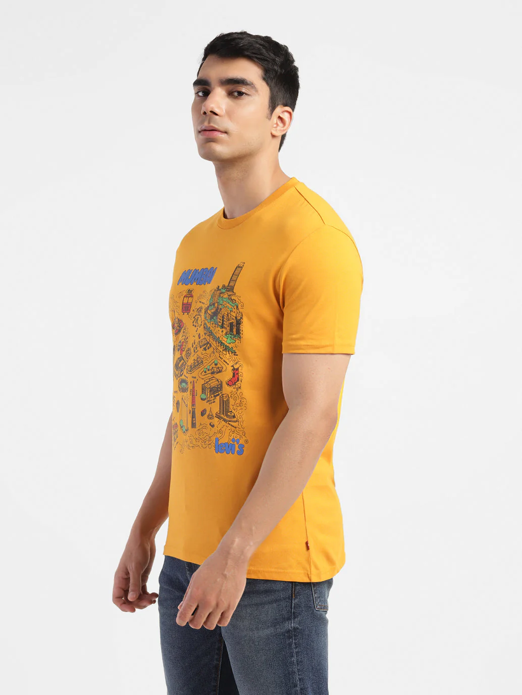 Men's Graphic Print Slim Fit T-shirt - Image 4