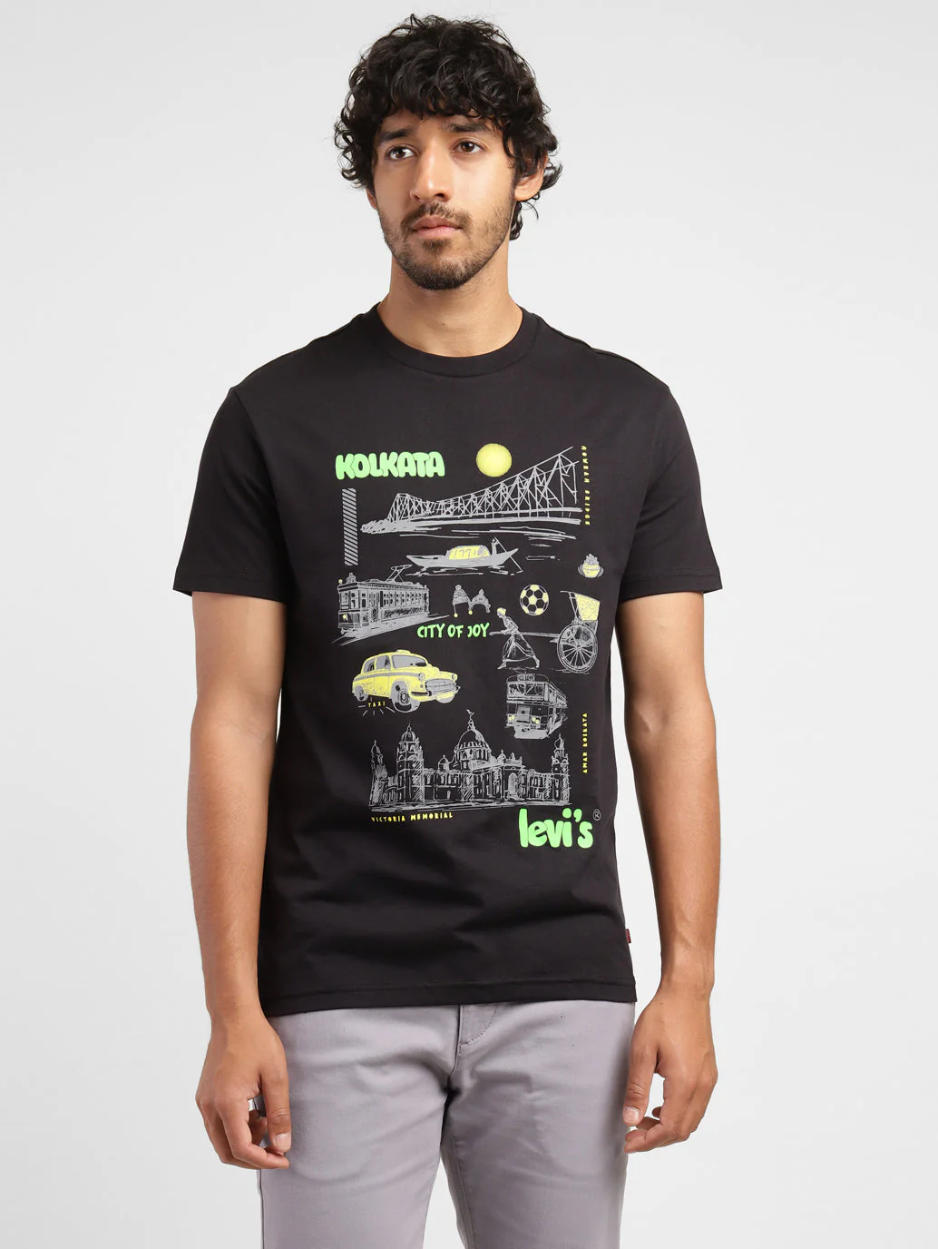 Men's Graphic Print Slim Fit T-shirt - Image 2
