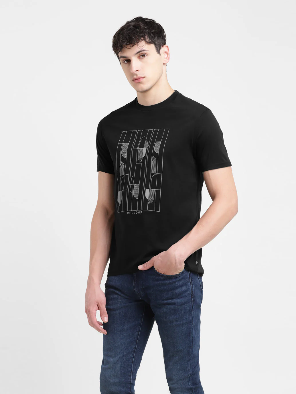 Men's Graphic Round Neck T-shirt - Image 6