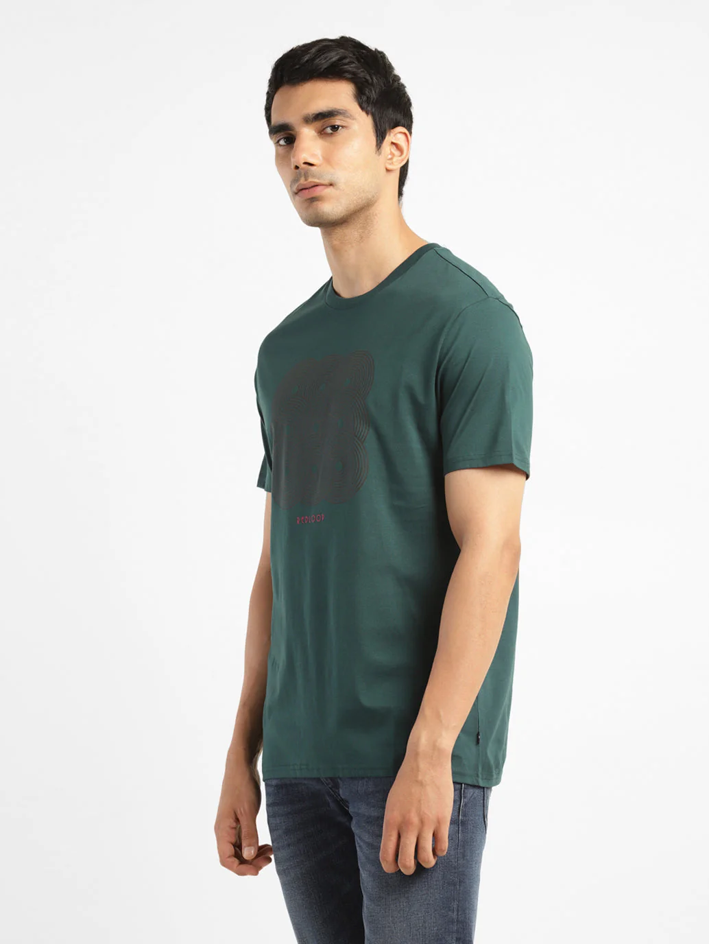 Men's Graphic Round Neck T-shirt - Image 4