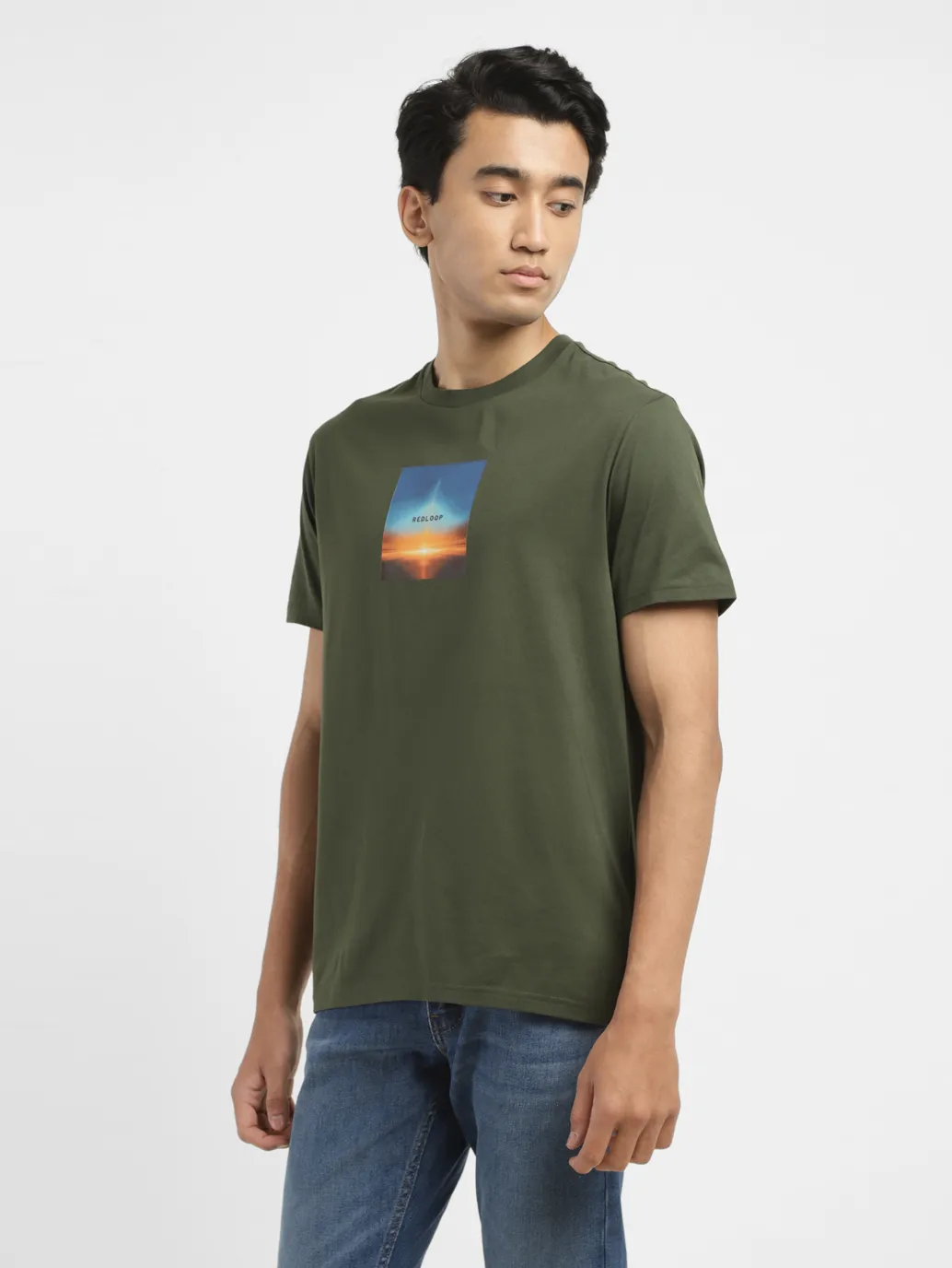 Men's Redloop Graphic Slim Fit T-shirt - Image 4