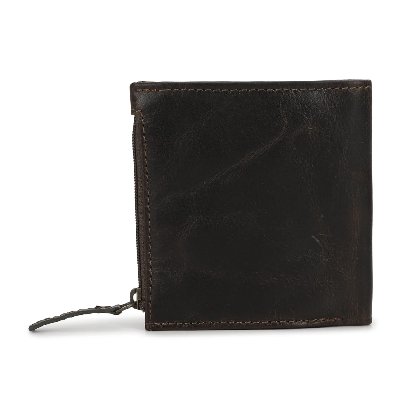 Men's Green Brand Logo Bi-Fold Wallet - Image 2