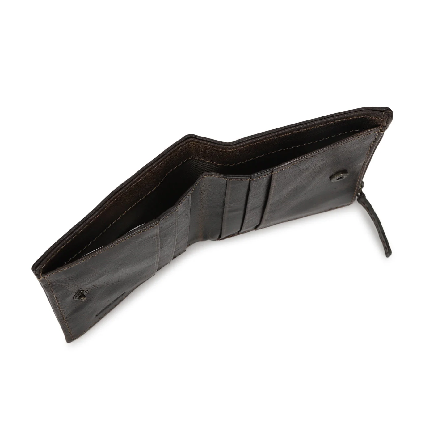 Men's Green Brand Logo Bi-Fold Wallet - Image 4