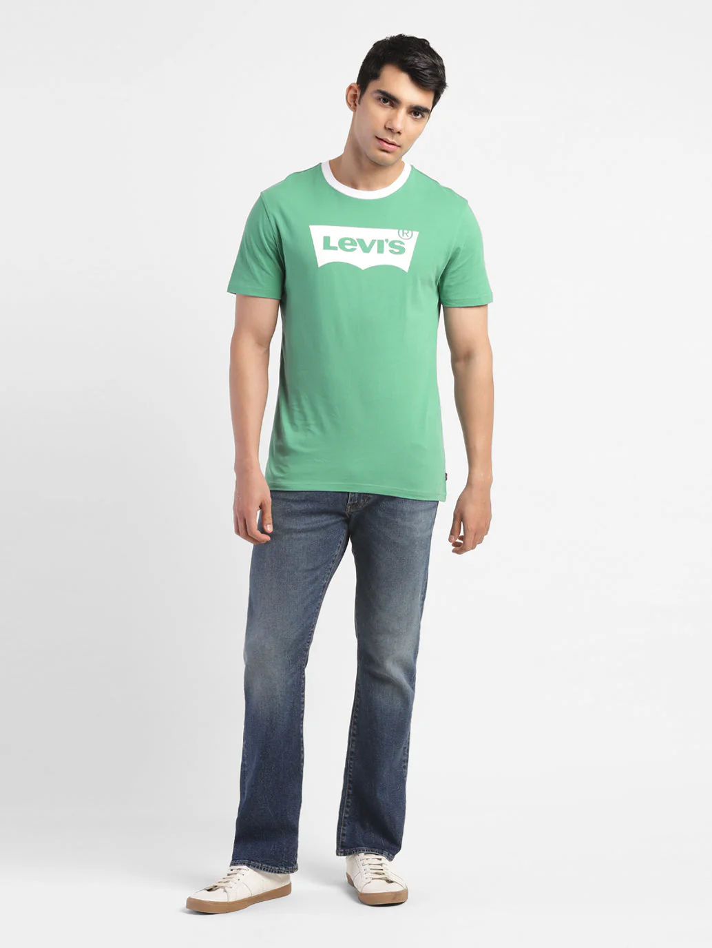 Men's Green Brand Logo T-Shirt - Image 5