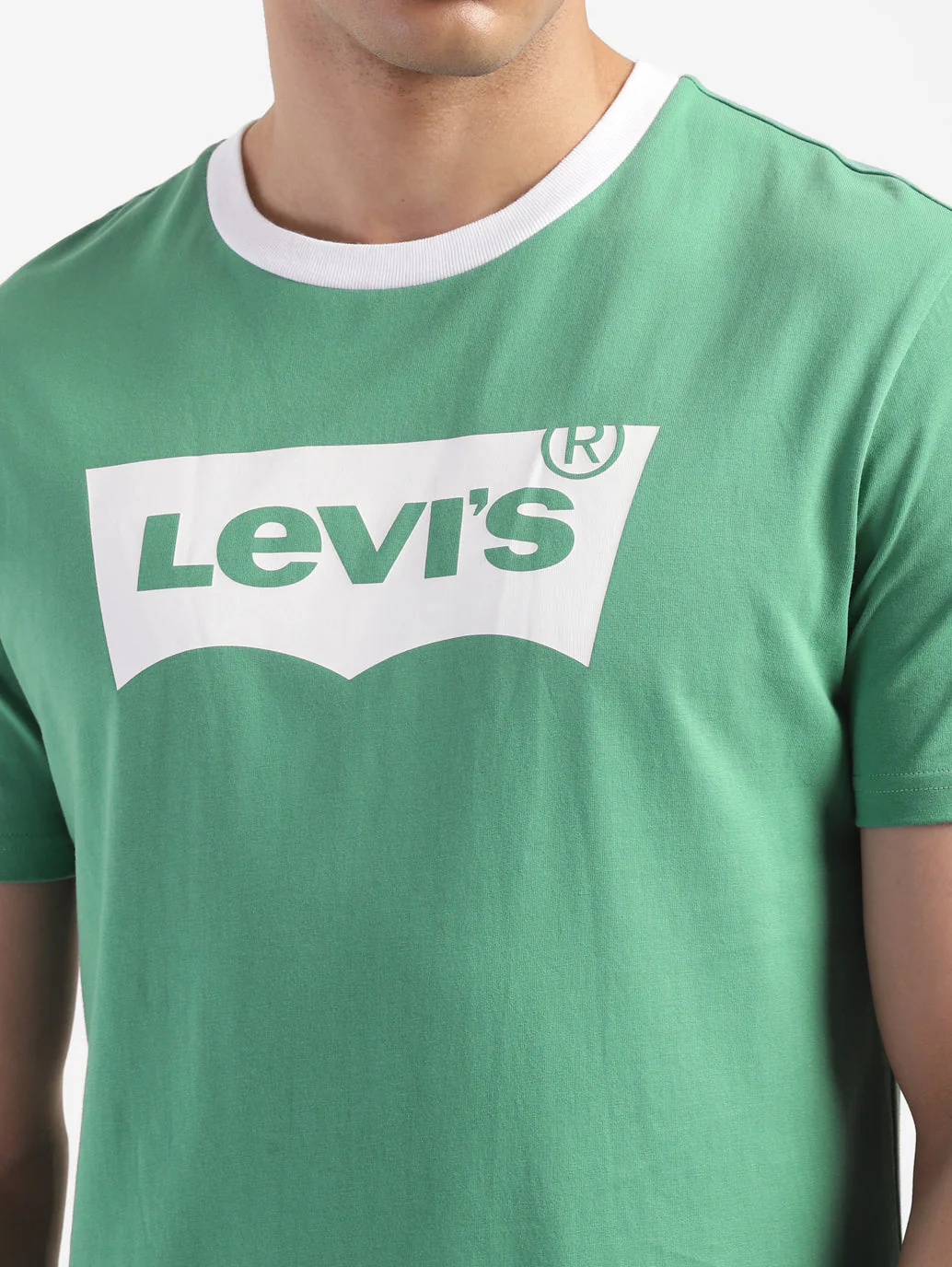 Men's Green Brand Logo T-Shirt - Image 6
