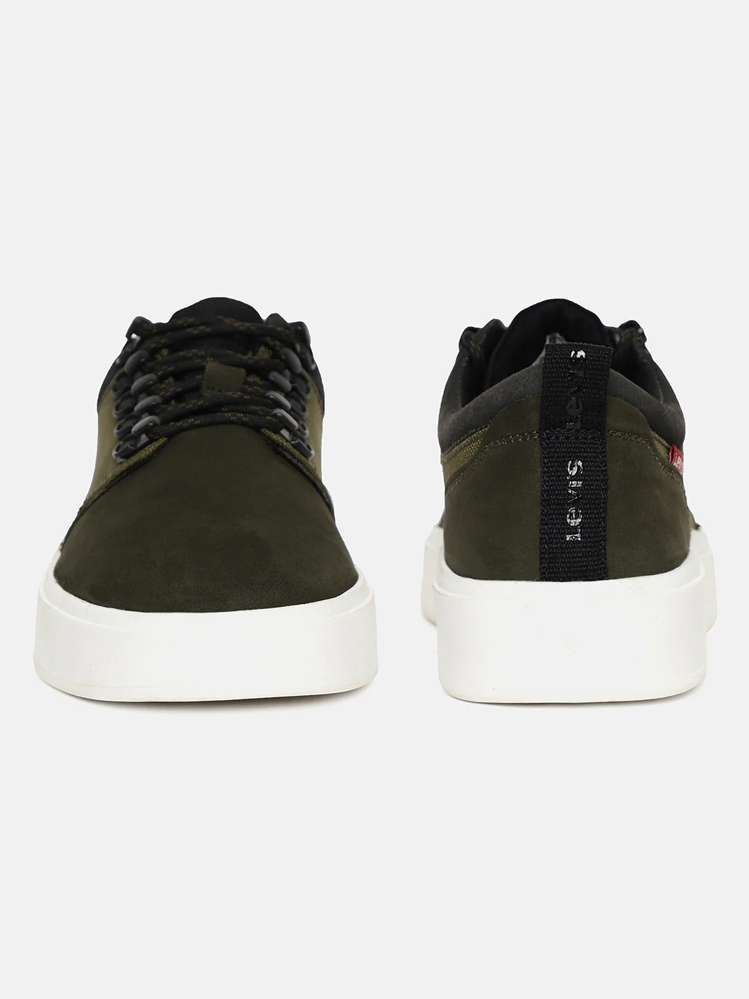Men's Green Colorblock Shoes - Image 3