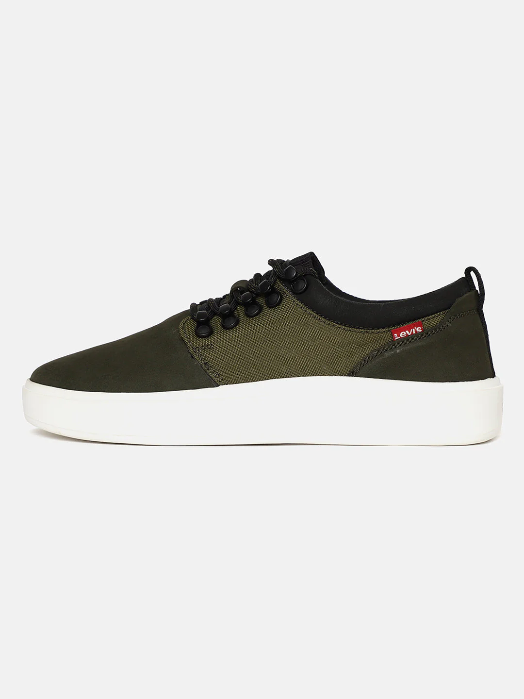 Men's Green Colorblock Shoes - Image 4