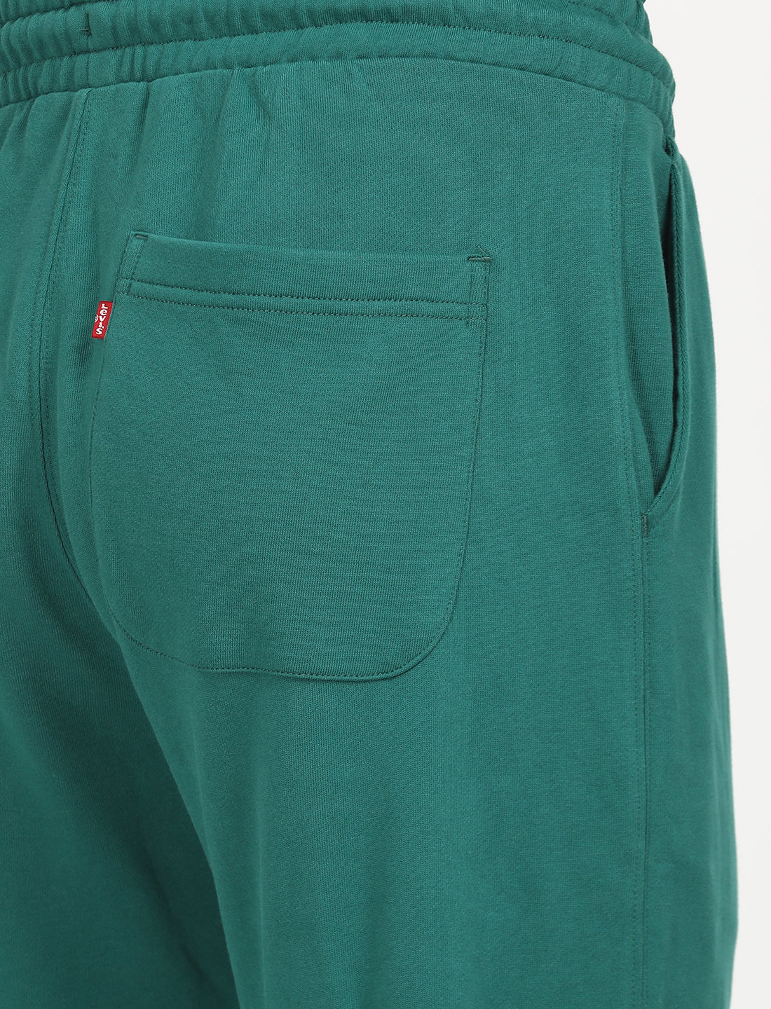 Men's Green Regular Fit Joggers - Image 6