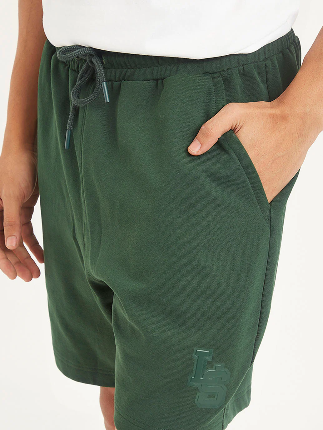 Men's Green Regular Fit Shorts - Image 5