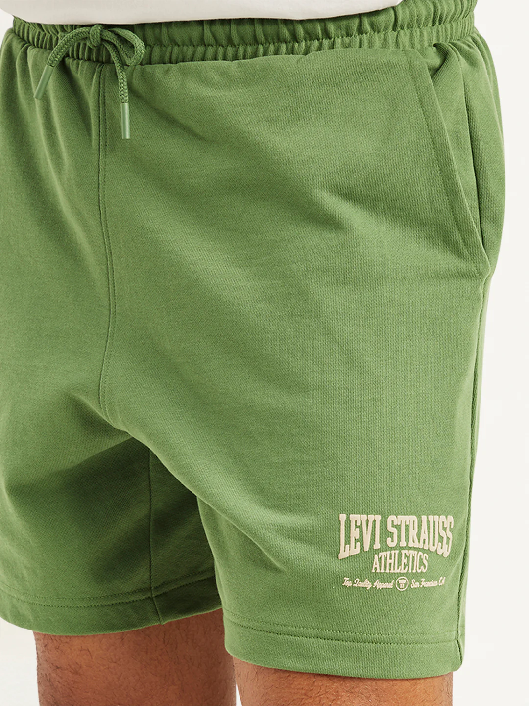 Men's Green Regular Fit Shorts - Image 3