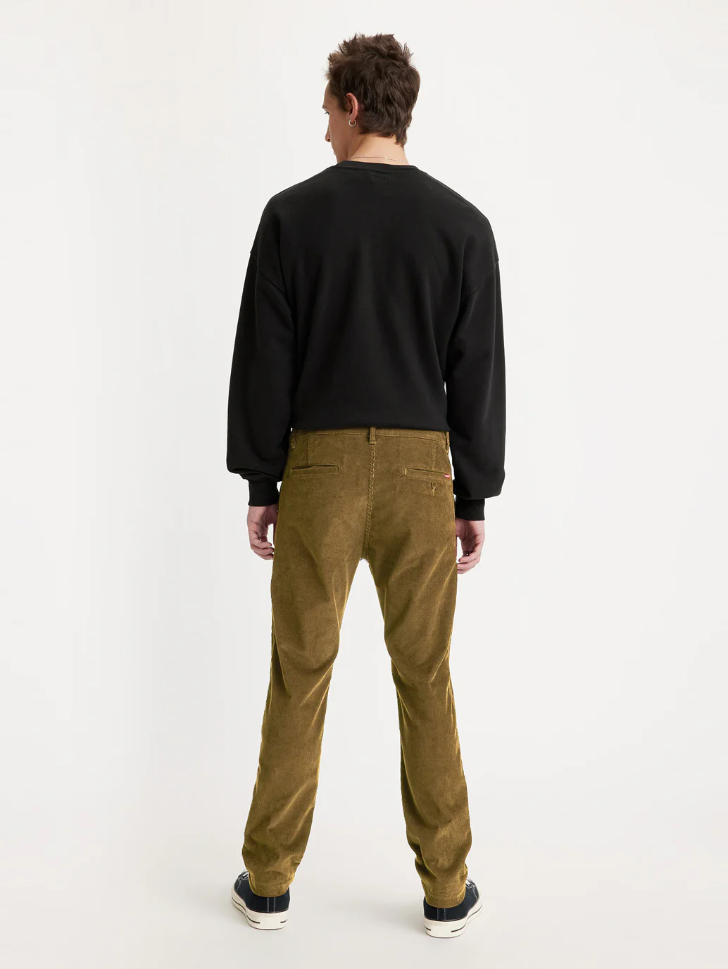 Men's Brown Slim Fit Chinos - Image 4
