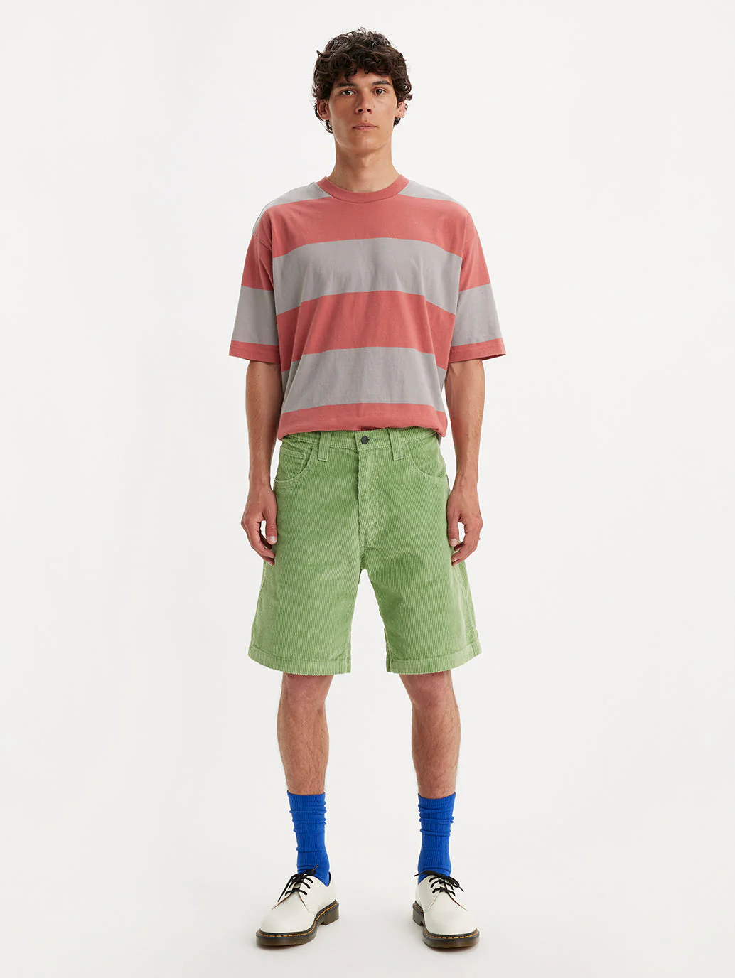 Men's Green Slim Fit Shorts - Image 7