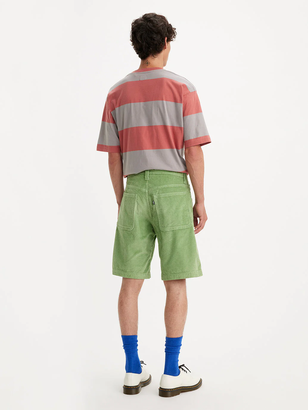 Men's Green Slim Fit Shorts - Image 9