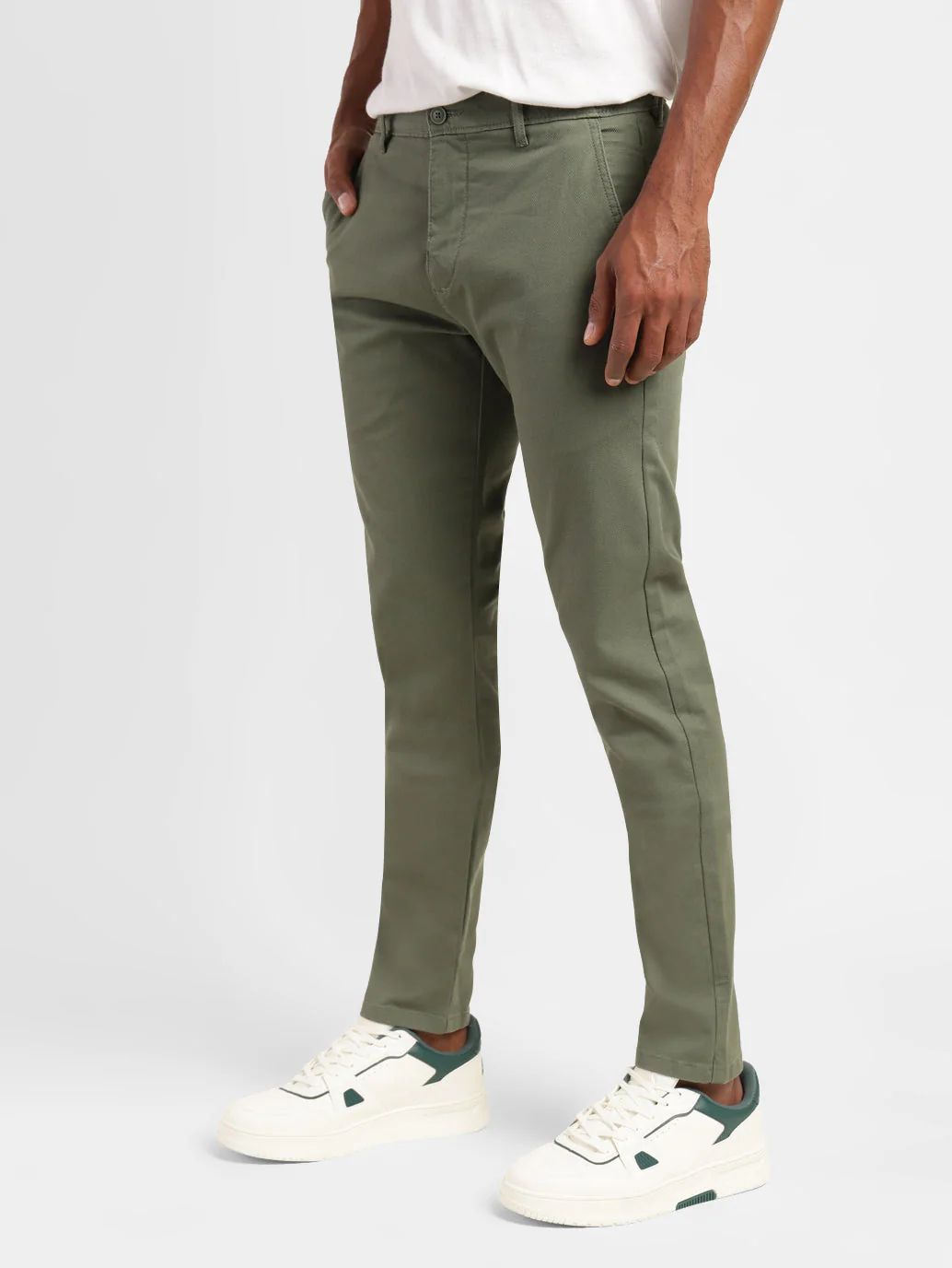 Men's Slim Tapered Fit Trousers - Image 4