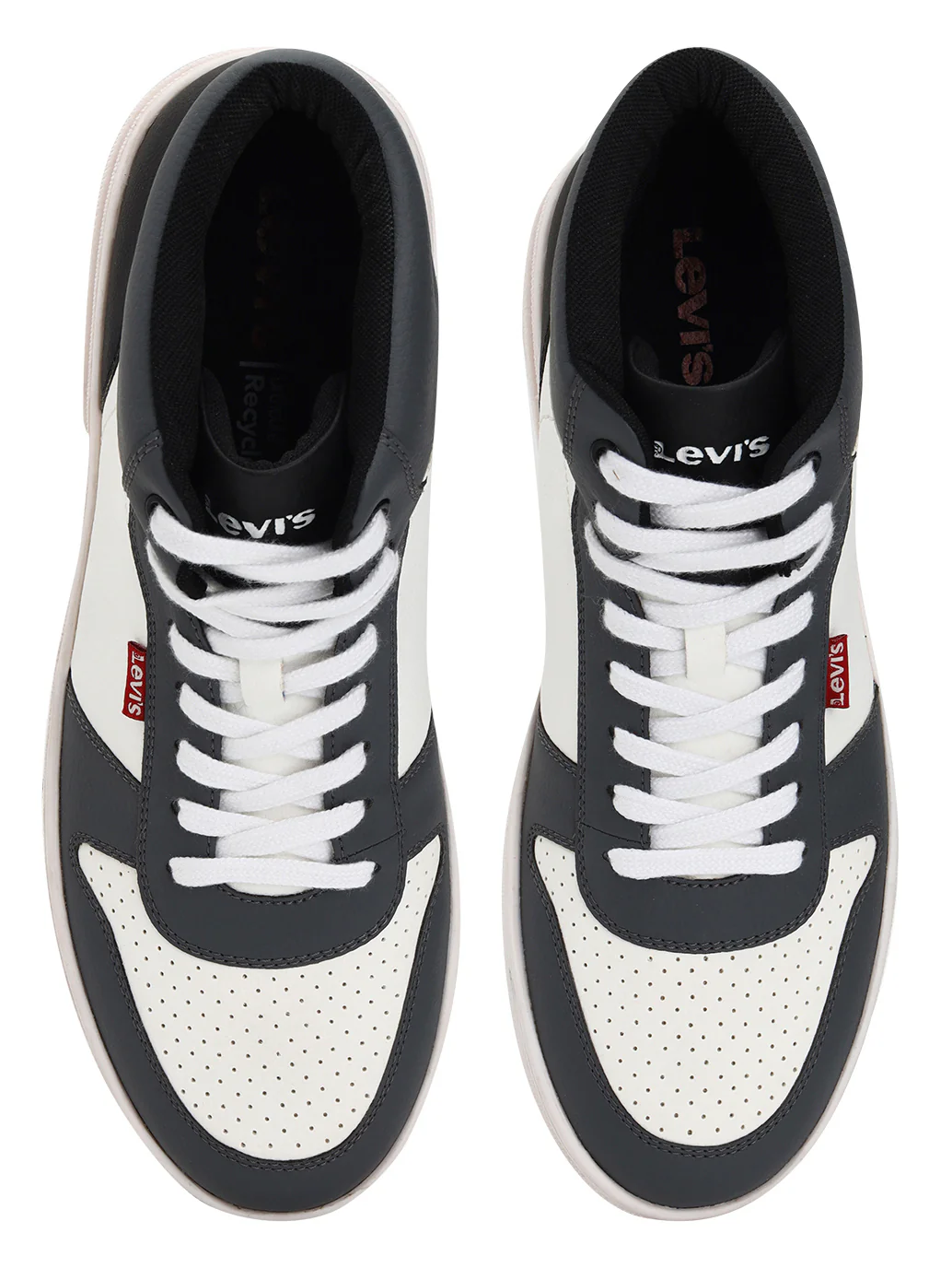 Men's Grey Colorblock Sneakers - Image 5