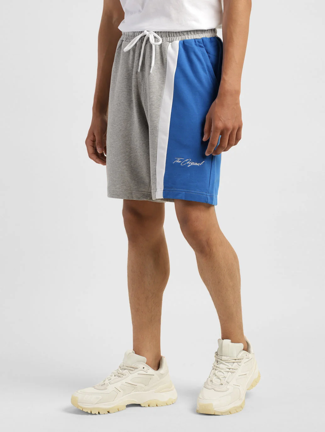 Men's Grey Regular Fit Shorts - Image 4
