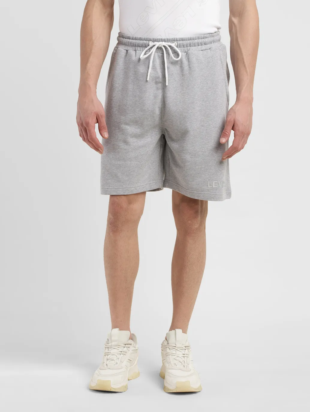 Men's Grey Regular Fit Shorts - Image 2
