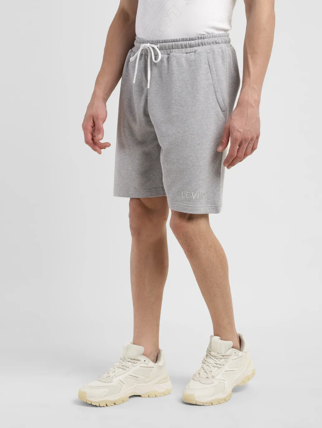 Men's Grey Regular Fit Shorts - Image 4