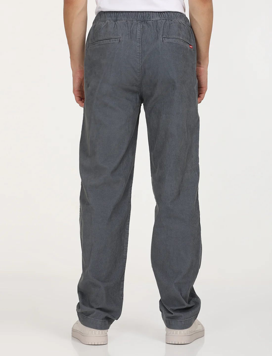 Men's Grey Regular Fit Joggers - Image 3