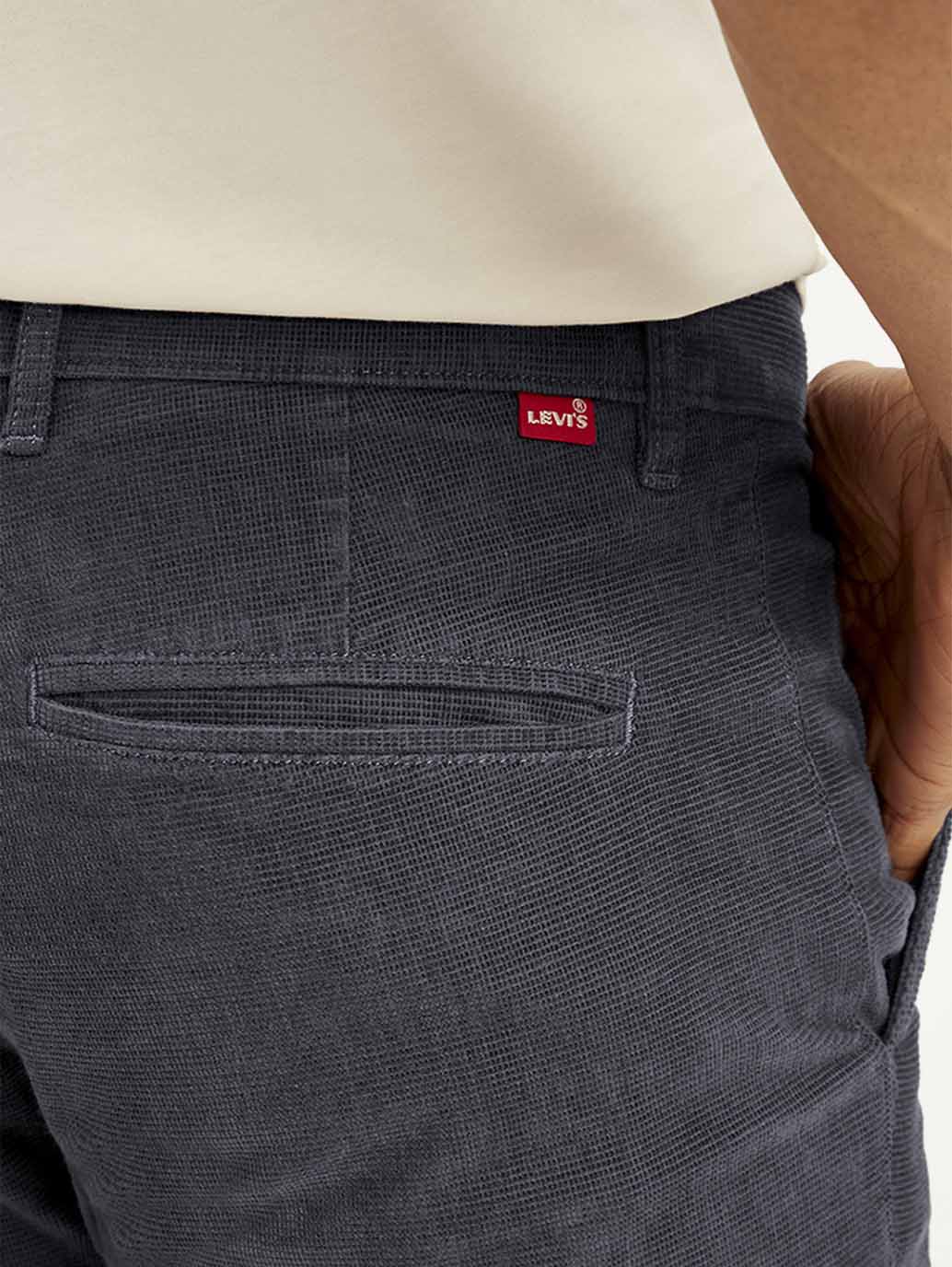 Men's Charcoal Grey Slim Fit Chinos - Image 5